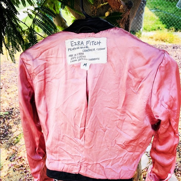 Ezra Fitch Leather Cafe Motorcycle Jacket Size M - Picture 7 of 7